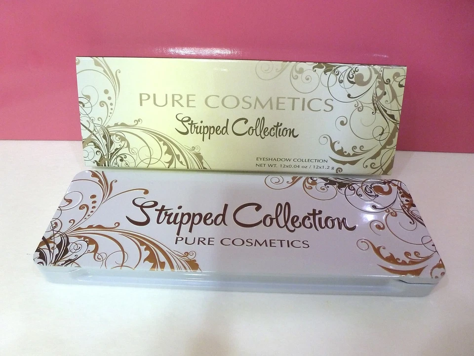 Pure Cosmetics Stripped Collection Eye Shadow Palette 12 Colors shimmer & matte - Image 4 of 4