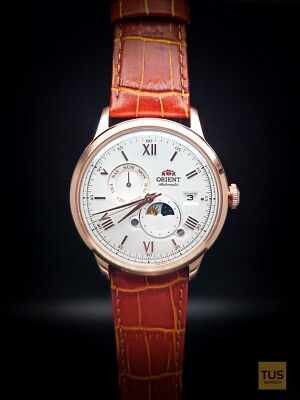 Orient Bambino Sun & Moon RA-AK0801S10B Automatik Herrenuhr