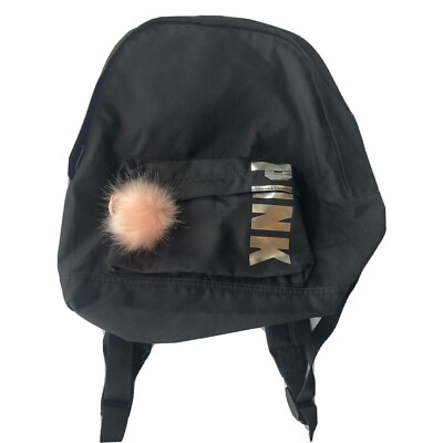 Sac à Dos Victoria's Secret PINK Rose Or Bling – Édition Limitée, Mini, En Toile, Rose Pailleté