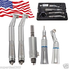 USA NSK Style Dental High Low Speed Handpiece Kit Turbine 4Hole NEW MX