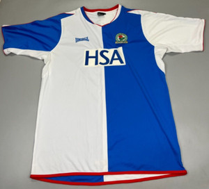 Lonsdale ブラックバーン・ローヴァーズ ベントリー 11 シャツ XL LONSDALE ロンズデール ,黒にゴールド刺繍のROCKなボーリング