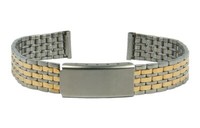 Uhrenarmband Edelstahl Band Bicolor 12Mm Minott 28168