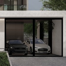 Garage Door Screen 36 Magnetic Blocks Closure Garage Screen Door for Car Garage