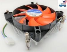 NEW Quiet Low-Profile 3/4pin PWM Cooling Fan for Intel Core i3/i5/i7 Desktop CPU