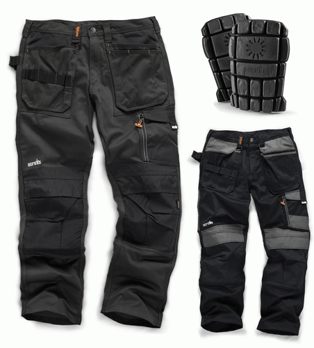 Mens Scruffs 3D Trouser Work Cordura 