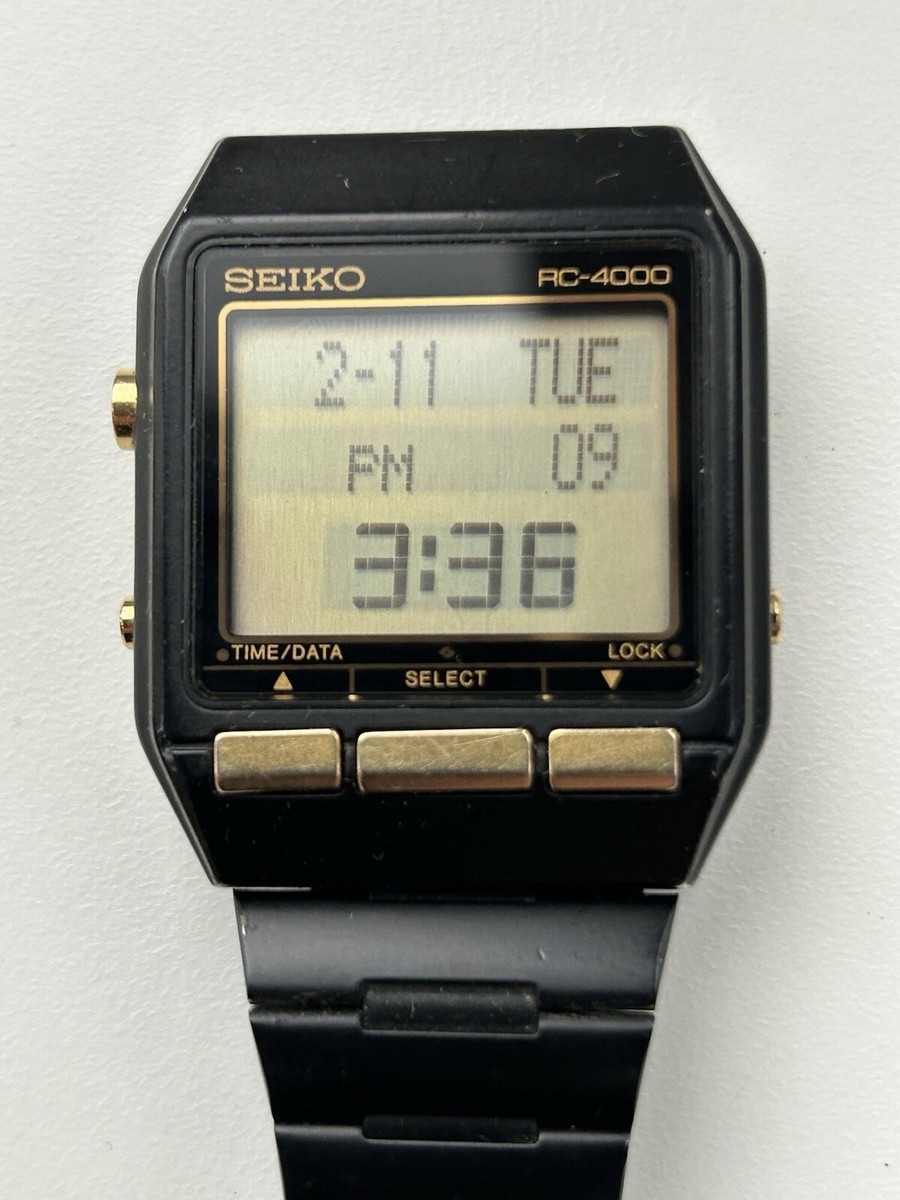 激レア！！ 　SEIKO RC-4000　 腕コンピ！ SEIKO RC-4000 PC-Datagraph - VERY RARE Vintage Computer