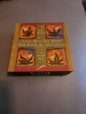 The Four Agreements by Don Miguel Ruiz and Don Miguel Ruiz 2001 Flash Cards NEW