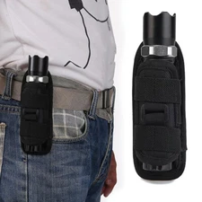 Molle Torch Spray Holder Portable Tactical Flashlight Pouch Holder for Belt Clip