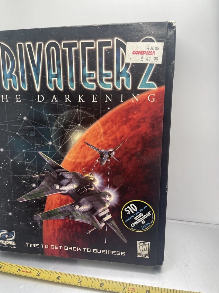 Privateer 2: The Darkening '96 Big Box PC CD-ROM Video Game NEW INNER SEALED - Image 2 of 4