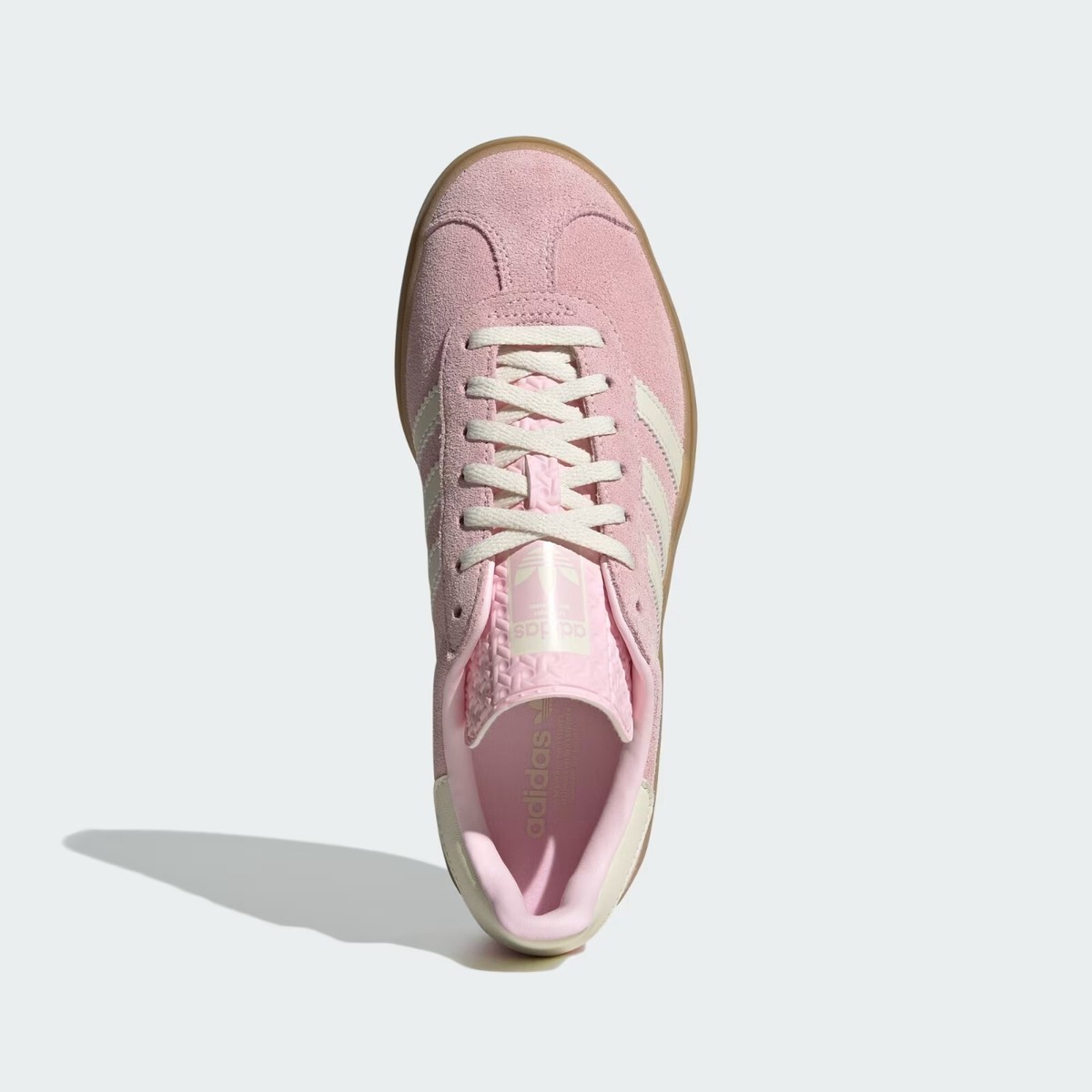 Adidas Gazelle Bold Clear Pink/Cream White/ Gold Metallic