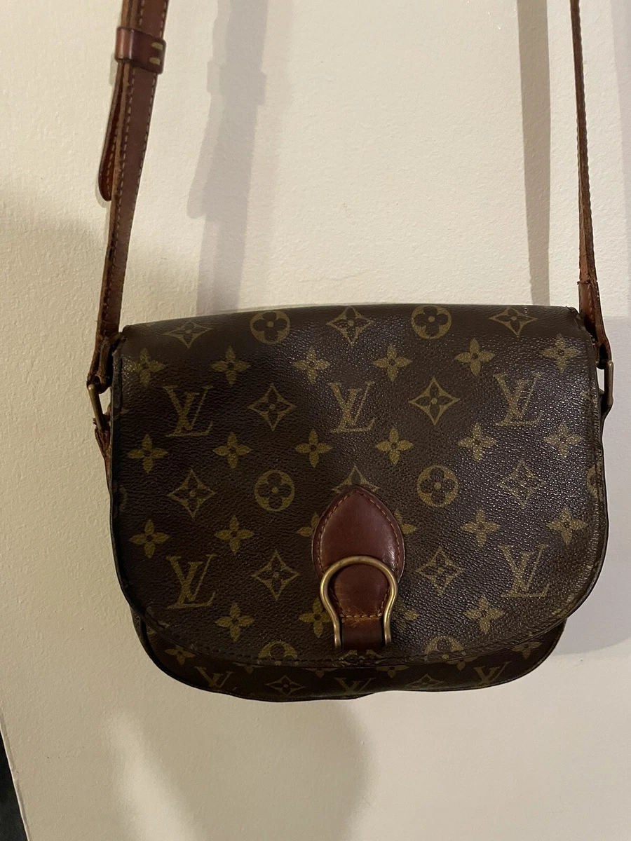 Saint cloud vintage cloth crossbody bag Louis Vuitton Brown in