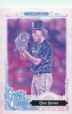 2017 TOPPS GYPSY QUEEN MISSING BLACK PLATE CARD #86 CHRIS ARCHER RAYS 