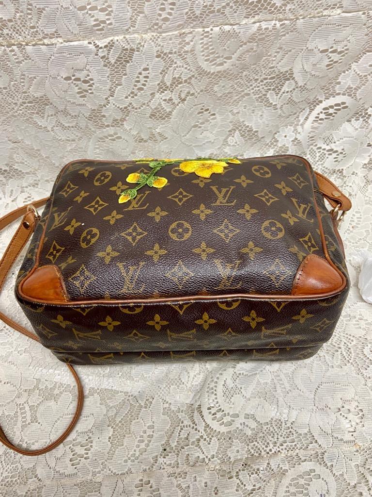 Authentic Louis Vuitton Brown Mono Nile Crossbody 11inx8inx4