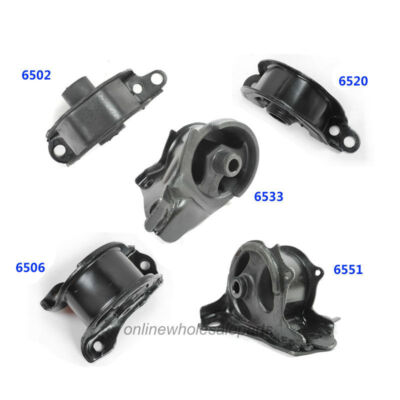 For 92-01 Acura Integra 6520 6502 6506 6533 6551 M255 AT Motor & Trans Mount