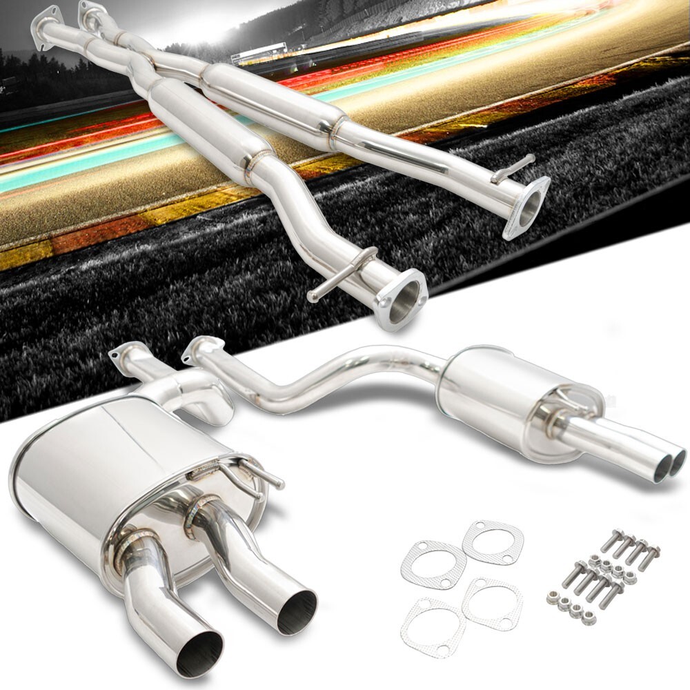 Megan RS Series CBS Exhaust System Stainless Tip For 18+ Kia Stinger 3