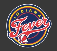 Indiana Fever Vinyl Decal With White Offset Car Truck Cell Phone Laptop Sticker