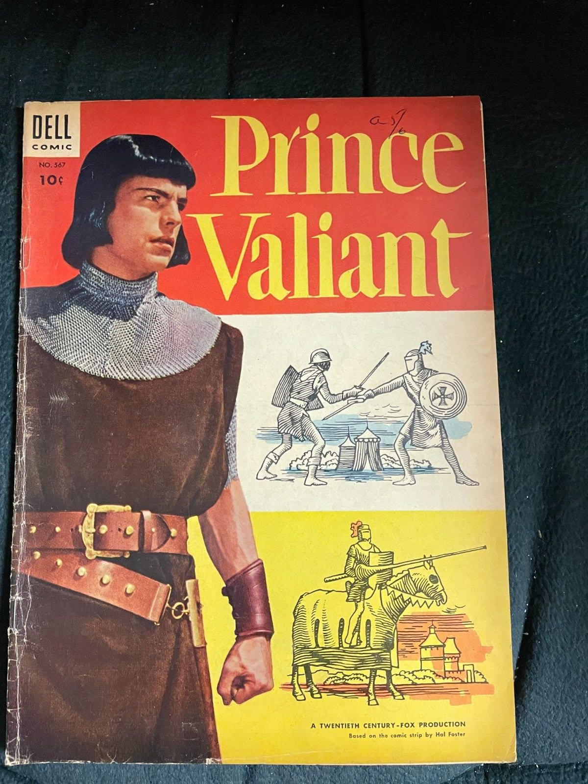 Prince Valiant - Dell Four Color #567 - 1954 - Golden Age - Movie Tie In