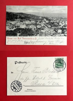 AK BAD FREIENWALDE 1903 Ortsansicht Panorama  ( 43597