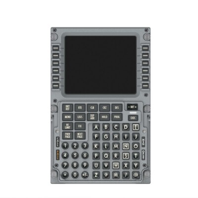 Simplayer Flight Simulator CDU Control Display Unit Accessory for Boeing 737FMC