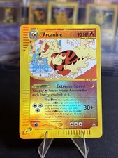 Pokemon TCG Arcanine 002/147 Aquapolis Reverse Holo 2002 Vintage Very Nice