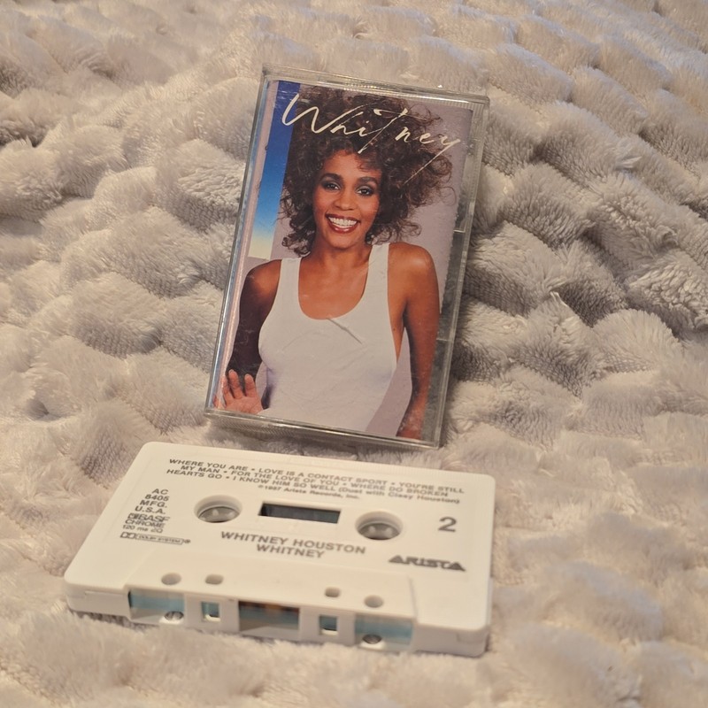 Whitney Houston Whitney Album Cassette Arista Dolby AC-8405 Pop R&B Soul