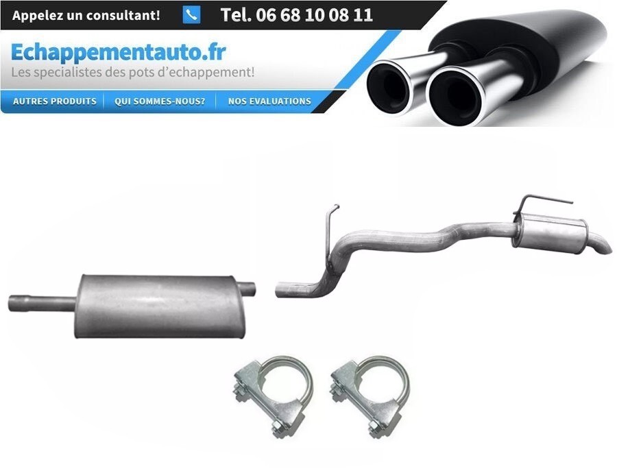 Échappement Jeep Liberty 3.7 contre la rouille silencieux 2008-2012