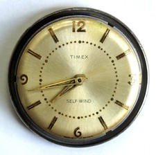 Vintage Timex Self Wind Movement with Dial Made in Great Britain for Parts Repai