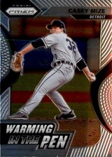 2020 Panini Prizm #WIP-10 Casey Mize Warming in the Pen Silver Prizm