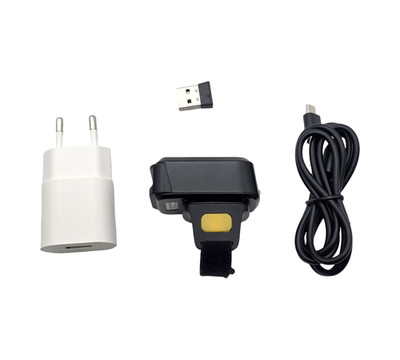 Alacrity 1D/2D Mini-Ring Barcode-Scanner Bluetooth USB 2,4GHz 3-in-1