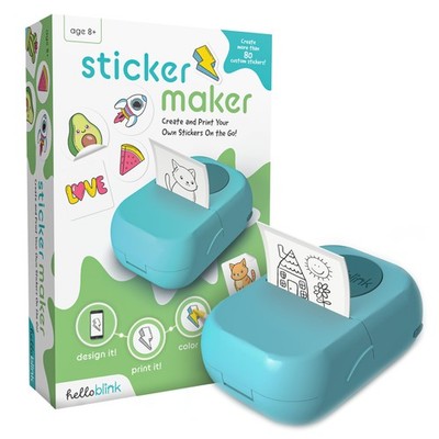 Sticker Maker von Hello Blink - Mini Aufkleber und Fotodrucker - klein tragbar