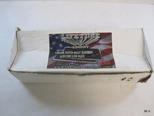 Peterbilt CSP-NL-16 Step Plates 16" x 6" Chrome Plated Solid Black Rubber Inlay