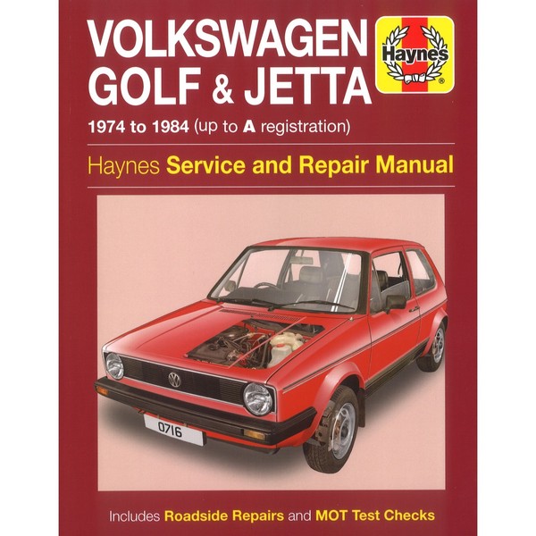 VW Golf Jetta Typ 16, 17 1974 - 1984 Werkstatthandbuch Haynes-image