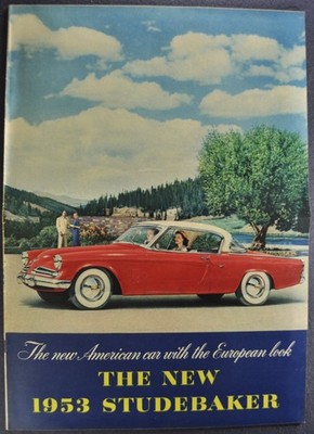 1953 Studebaker Brochure Commander Champion Starliner Excellent Original 53