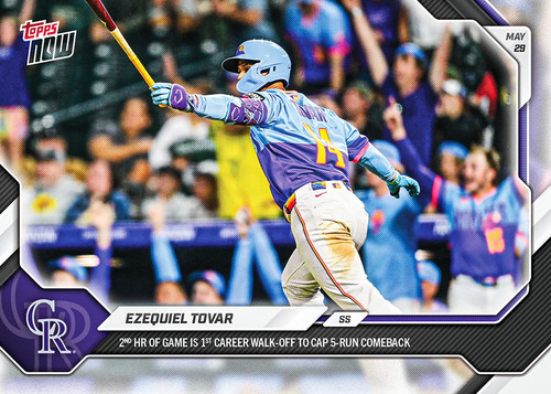 2026 Topps Now 266 Ezequiel Tovar