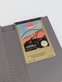 Very Good! Genuine Authentic Nintendo NES Game Ultimate Air Combat PAL Tested