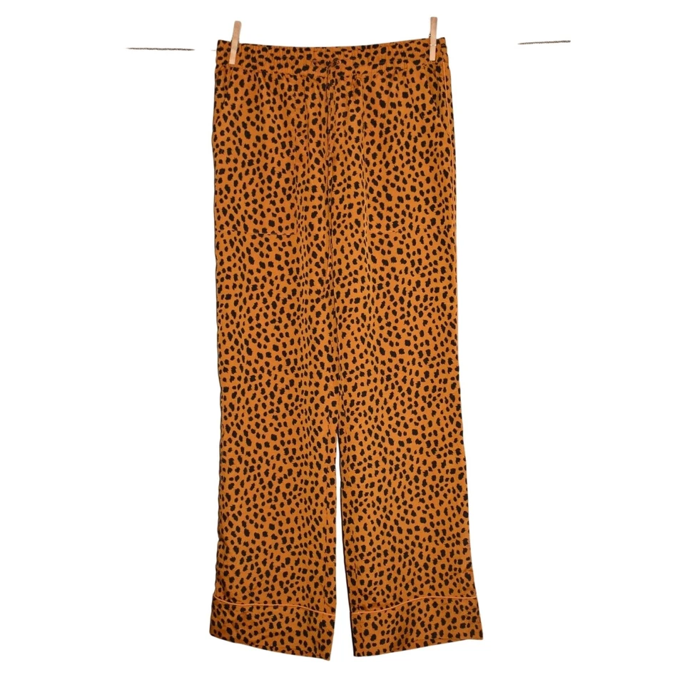 Pantalones JOIE NUEVOS $298 Pull-On Daltona Estampados con Cordón en Cobre Pequeños Foto 3 de 4
