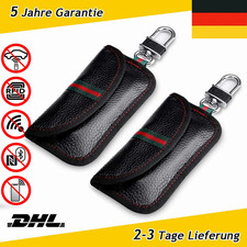 2x Autoschlüssel Keyless Go Schutz RFID Auto Schlüssel Tasche Blocker Etui Hülle