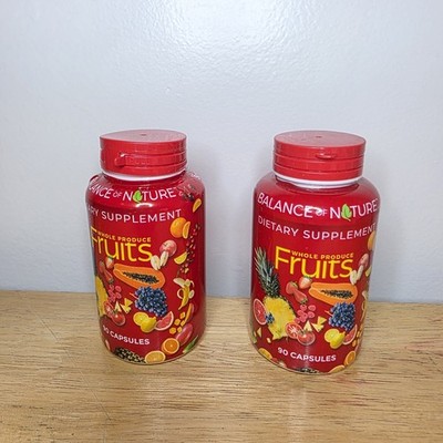 Of Nature Whole Produce Fruits & Veggies Dietary Supplement 90 Capsules Bundle 2
