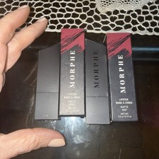 2 X Morphe Matte Mat Lipstick /LUST/3.5g/0.12oz Full Size/NIB
