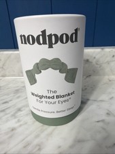 NODPOD - Weighted Blanket For Your Eyes Sleep Mask Sage Green NEW