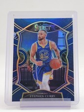 STEPHEN CURRY 2020-21 PANINI SELECT CONCOURSE BLUE PRIZM #57 WARRIORS Q7084