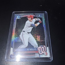 Eli Willits 2025 Bowman Draft Baseball 1st Bowman Mojo Refractor #BDC-1