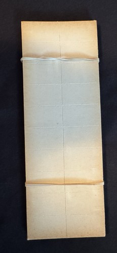Lot of 10 VTG Stamp Dispenser Machine Serrated Cardboards to dispense stamps