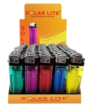 Solar 50-Pack Disposable Lighters Bulk – Butane, Wholesale, Camping, BBQ