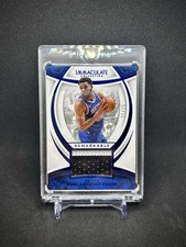 Karl-Anthony Towns 2024-25 Panini Immaculate Remarkable Game-Worn Patch /25