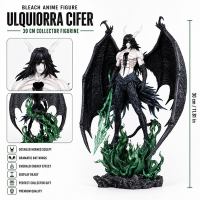 Bleach Ulquiorra Cifer 30cm Segunda Etapa Anime Figure