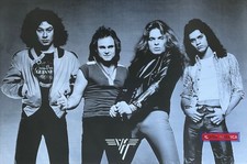 Van Halen Rock Band Vintage Poster 24 x 36