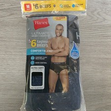 Hanes 6-Pack Men Ultimate Comfortblend Tagless M 32-34 Boxer Brief Underwear