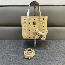 MCM Visetos Mini Tote Bag White – Fresh Modern Classic