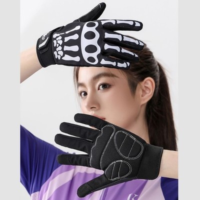 Breathable Biking Gloves Sun Protective Fabric Enhances Palm Cushioning